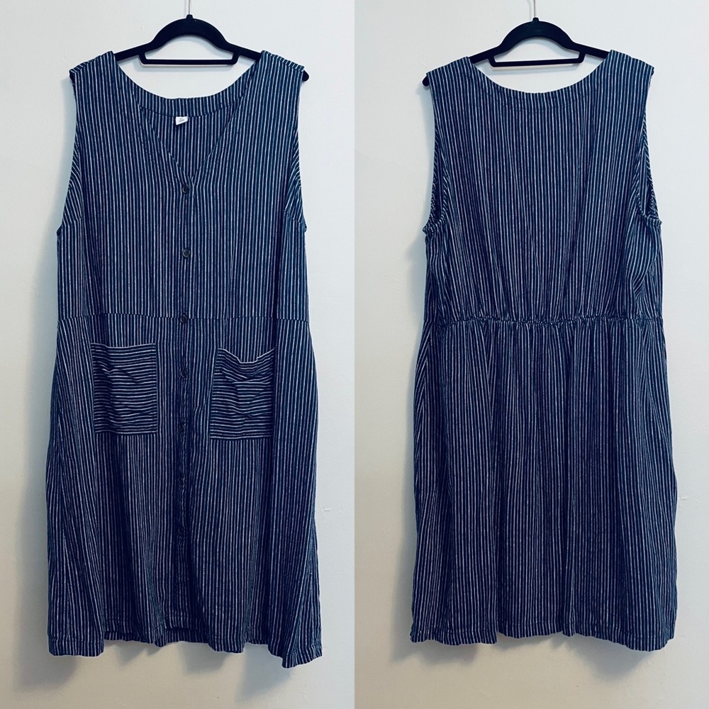 Old Navy Linen Sleeveless Sundress